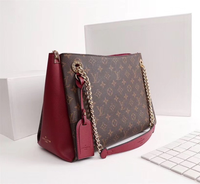 Louis vuitton monogram canvas SURENE MM M43755 Bordeaux