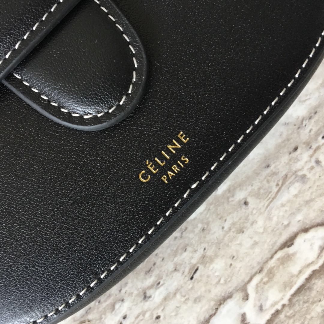 Celine Original Leather mini Shoulder Bag 3694 black