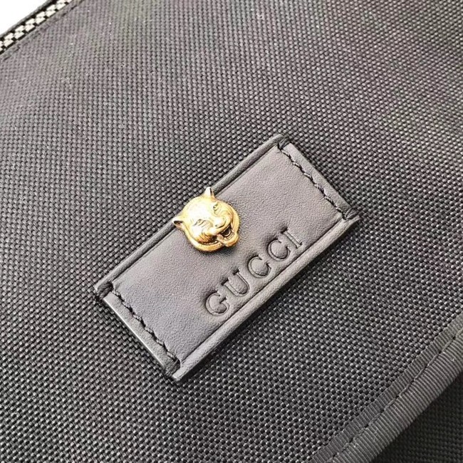 Gucci Techno canvas backpack 429037 black	