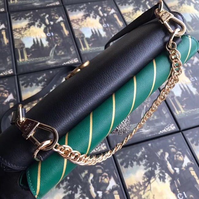 Gucci Medium double shoulder bag 524822 green