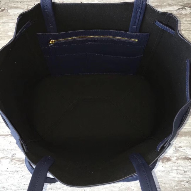 CELINE SMALL CABAS PHANTOM IN SOFT GRAINED CALFSKIN 17602 dark blue