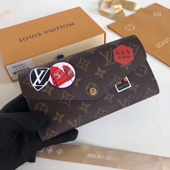 Louis vuitton original SARAH WALLET MY LV WORLD TOUR M60531