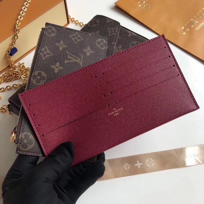 Louis vuitton original monogram canvas POCHETTE FELICIE M61276