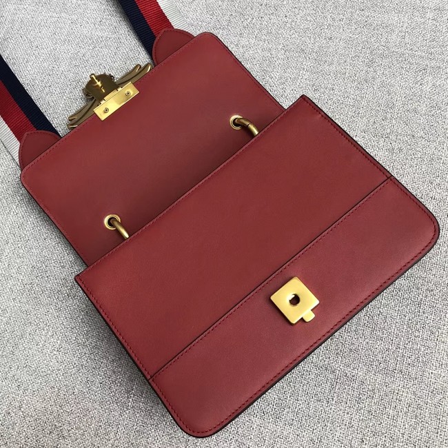 Gucci Queen Margaret small shoulder bag 476542 red