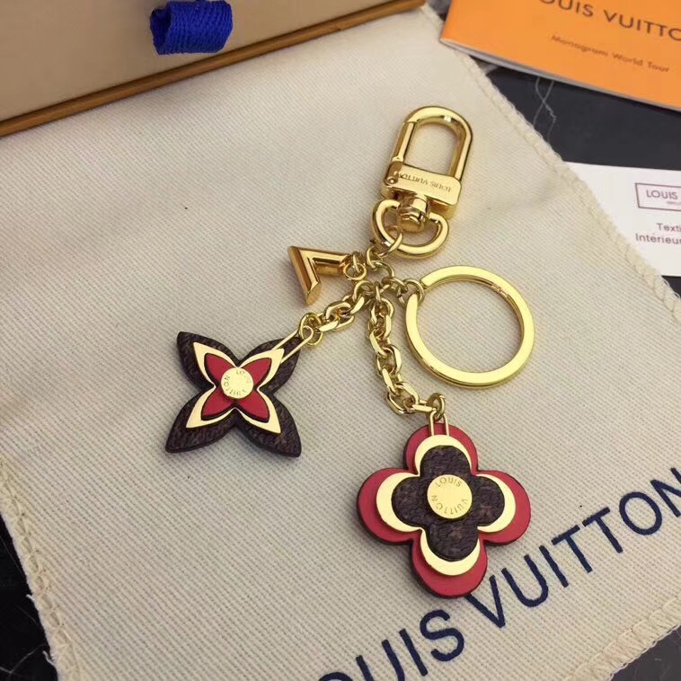 Louis vuitton BLOOMING FLOWERS BAG CHARM AND KEY HOLDER M63084