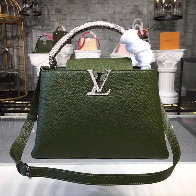 Louis vuitton original CAPUCINES PM M94586 green