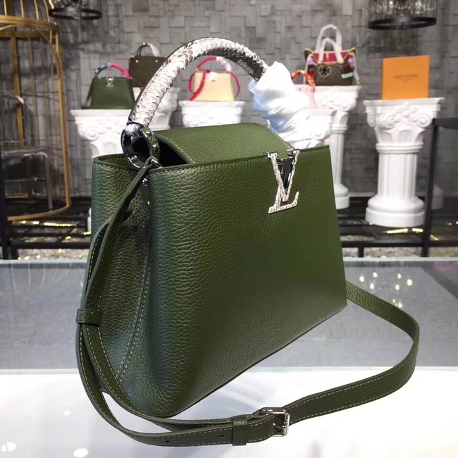 Louis vuitton original CAPUCINES PM M94586 green