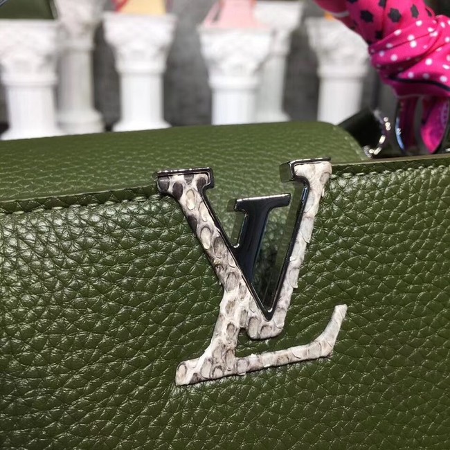 Louis vuitton original CAPUCINES PM M94587 green