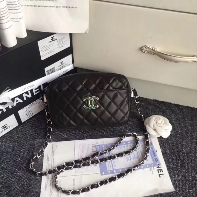 Chanel Classic Clutch with Chain Original Sheepskin 57746 black