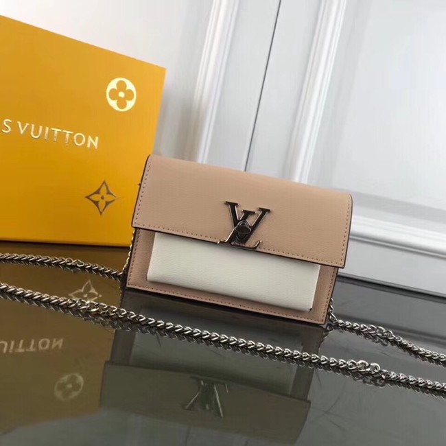 Louis Vuitton MYLOCKME BB CHAIN LOUISE M63471 apricot