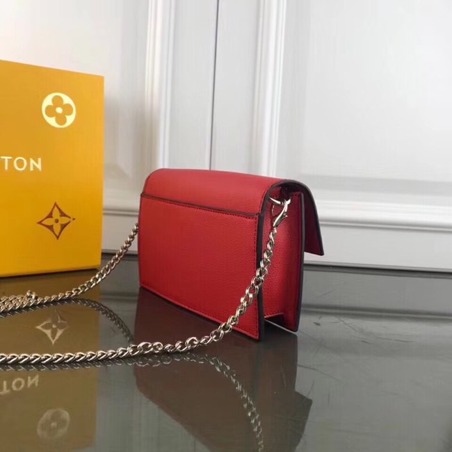 Louis Vuitton MYLOCKME BB CHAIN LOUISE M63471 red