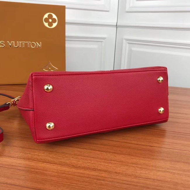 Louis Vuitton Mahina Leather m66817 red