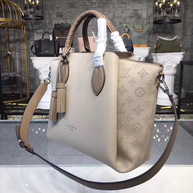 Louis Vuitton Original Mahina Leather HAUMEA M55029 grey