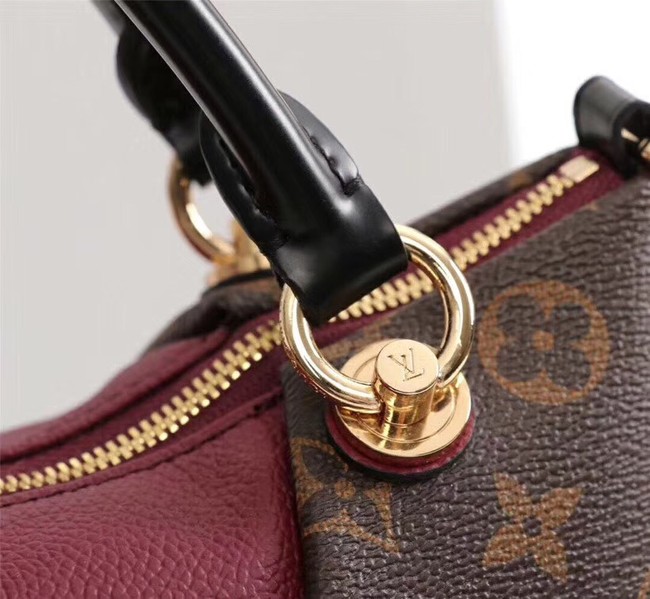 Louis Vuitton V TOTE MM M43949 Bordeaux Red