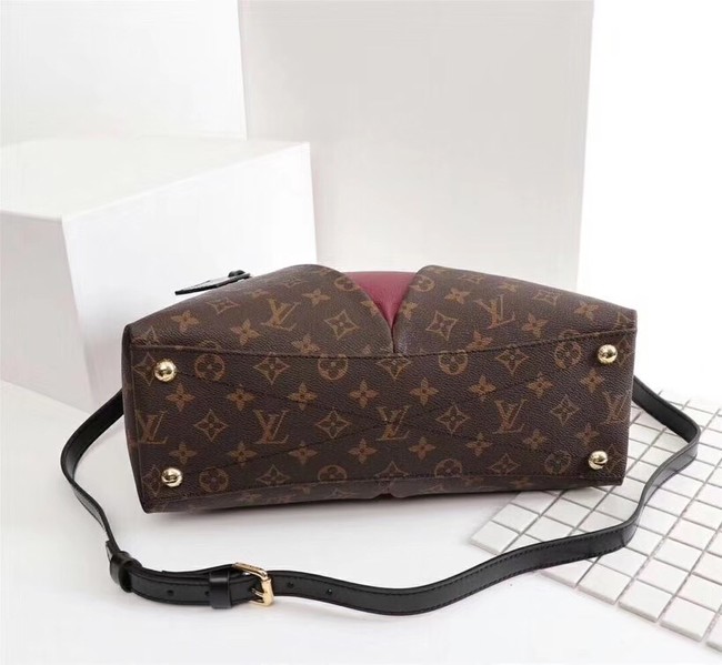 Louis Vuitton V TOTE MM M43949 Bordeaux Red