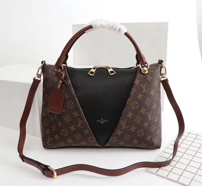 Louis Vuitton V TOTE MM M43949 black