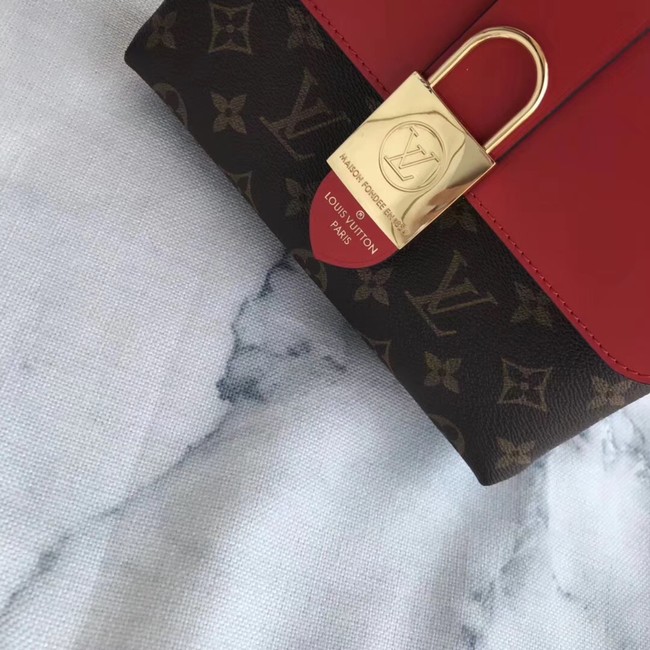 Louis Vuitton Monogram Canvas original M43129 red