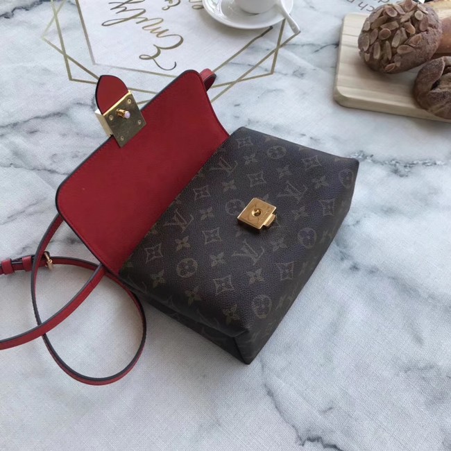 Louis Vuitton Monogram Canvas original M43129 red