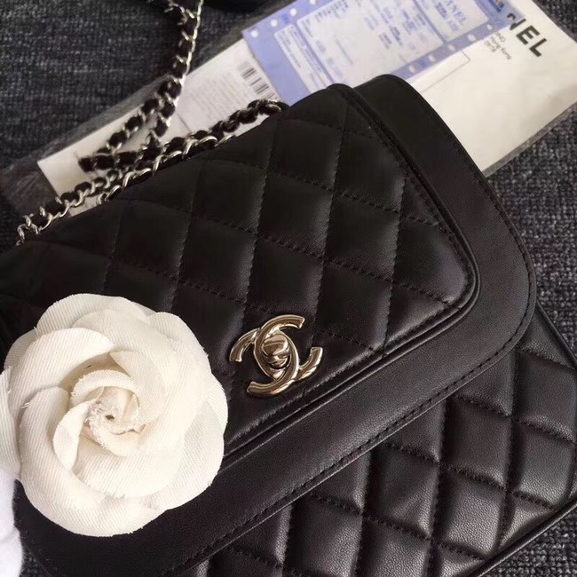 Chanel Original Classic Handbag 25698 black