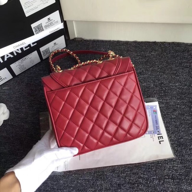 Chanel Original Classic Handbag 25698 red