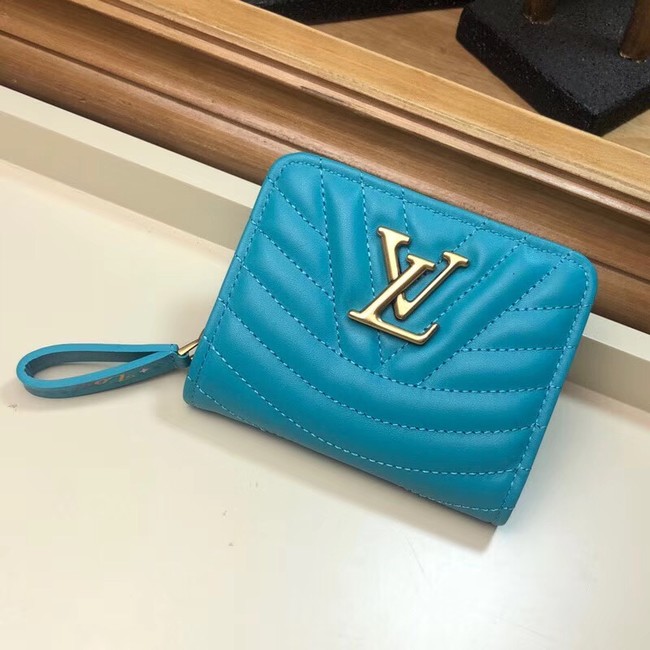 LOUIS VUITTON NEW WAVE COMPACT WALLET M63789 blue