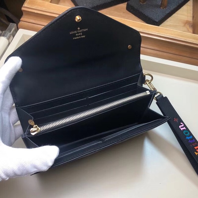 LOUIS VUITTON NEW WAVE LONG WALLET M63298 black