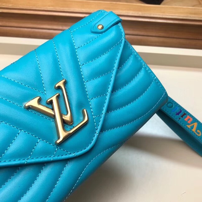 LOUIS VUITTON NEW WAVE LONG WALLET M63298 blue