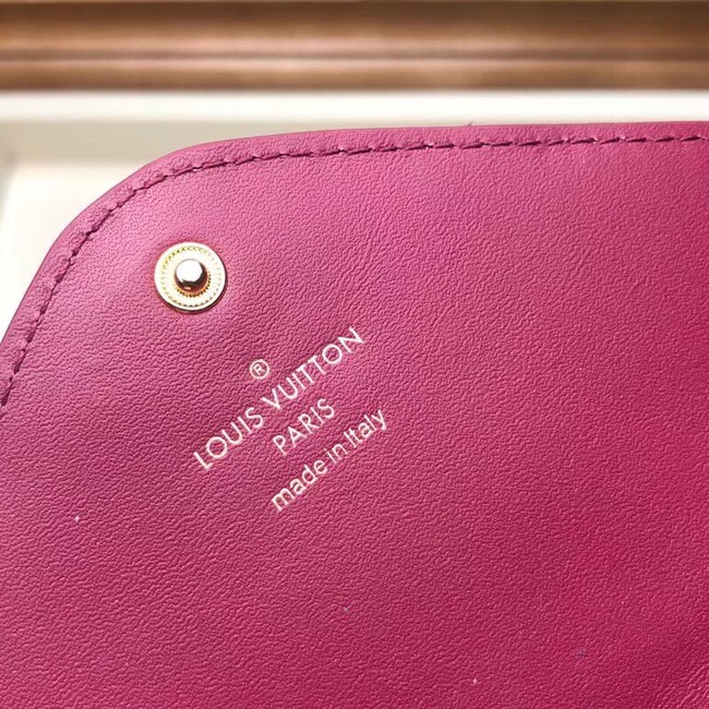 LOUIS VUITTON NEW WAVE LONG WALLET M63298 fuchsia