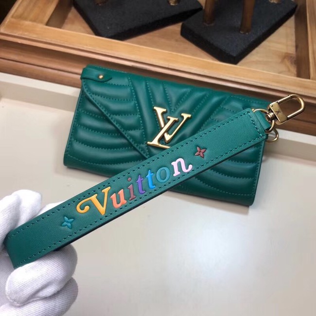 LOUIS VUITTON NEW WAVE LONG WALLET M63298 green