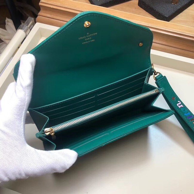 LOUIS VUITTON NEW WAVE LONG WALLET M63298 green