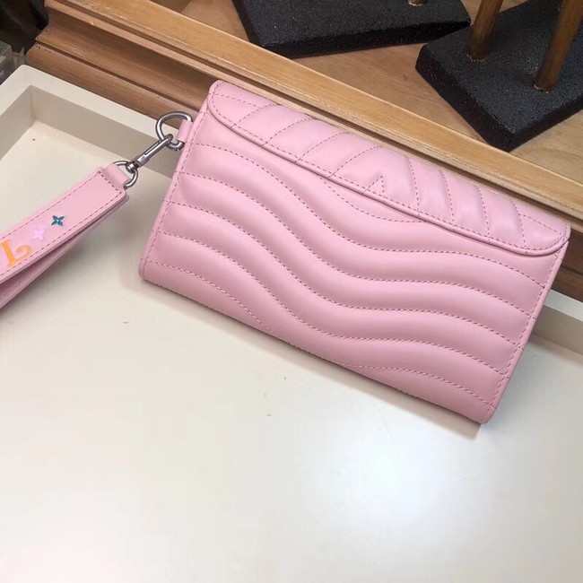 LOUIS VUITTON NEW WAVE LONG WALLET M63298 pink