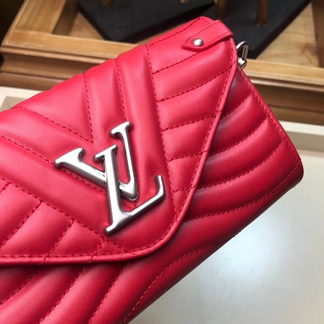 LOUIS VUITTON NEW WAVE LONG WALLET M63298 red