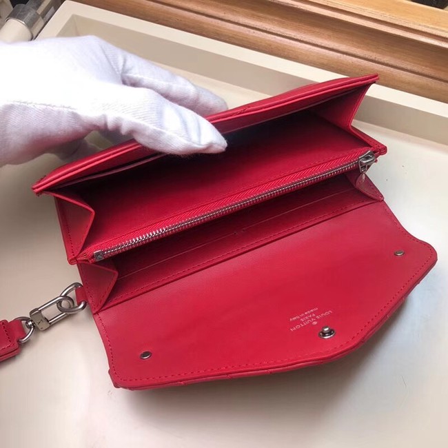 LOUIS VUITTON NEW WAVE LONG WALLET M63298 red