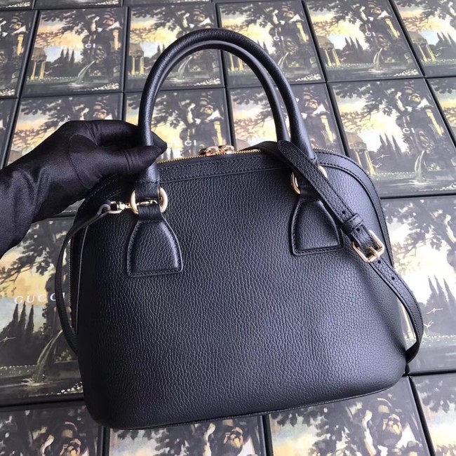 Gucci GG Leather Tote Bag 449662 black