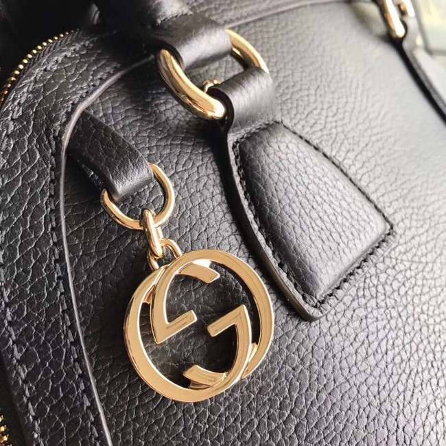 Gucci GG Leather Tote Bag 449662 black