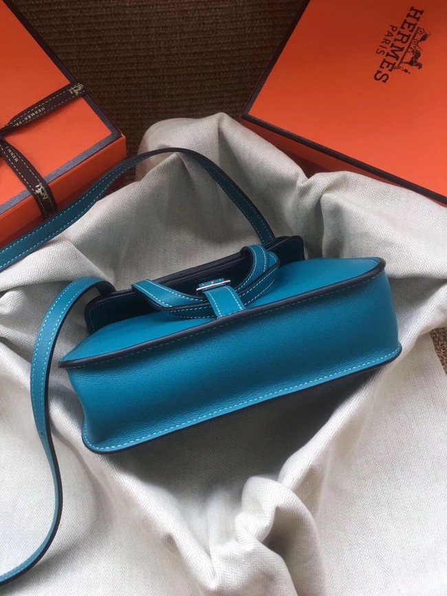 Hermes Original Halzan mini bag H069523 bleu zanzibar