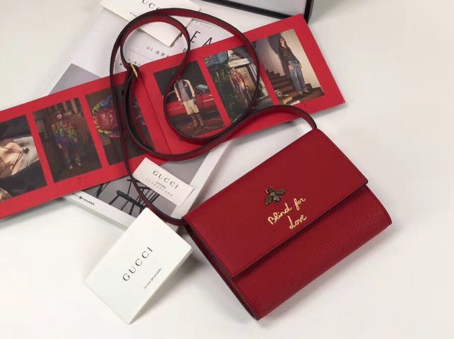 Gucci GG Marmont cross-body bag 498097 red