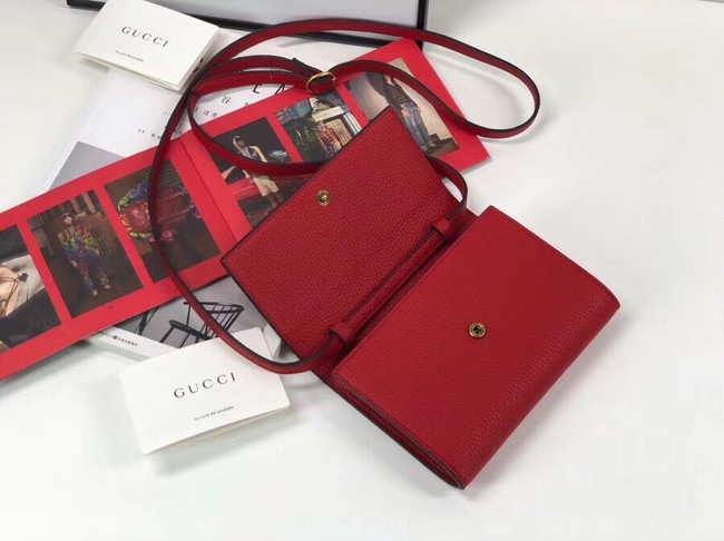 Gucci GG Marmont cross-body bag 498097 red