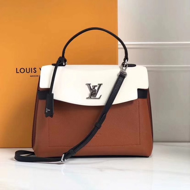 Louis Vuitton Original LOCKME EVER M52360 Caramel Creme Noir