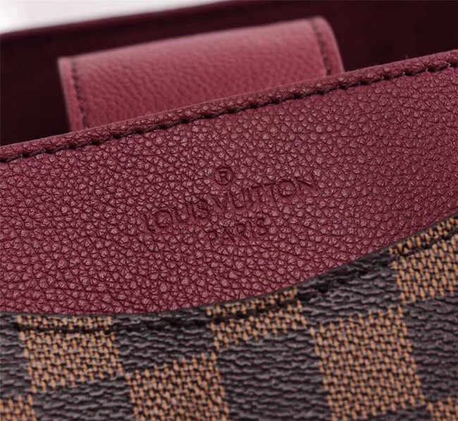 Louis Vuitton Damier Ebene Canvas RIVERSIDE M55040 fuchsia