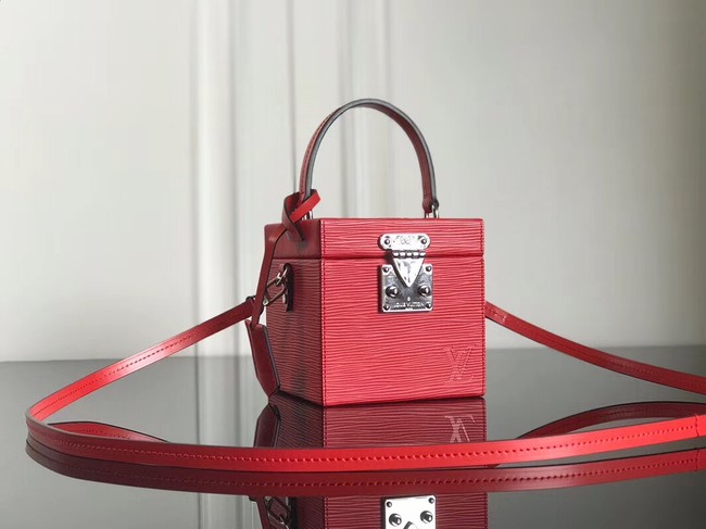 Louis Vuitton original Epi Leather BLEECKER BOX M52466 red