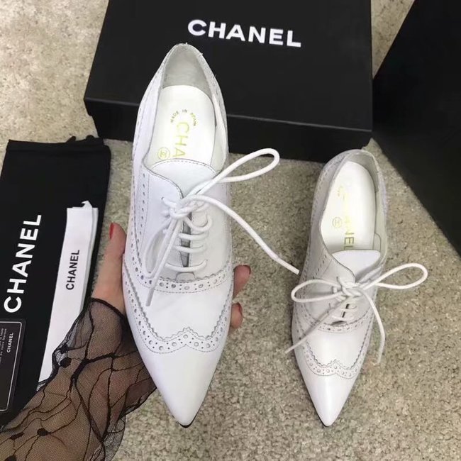 Chanel Lace-Ups Grosgrain CH2445LS white