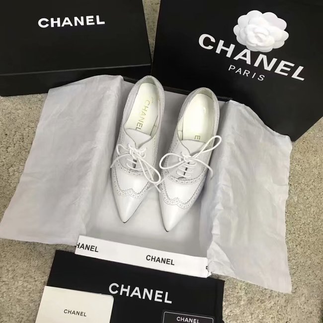 Chanel Lace-Ups Grosgrain CH2445LS white