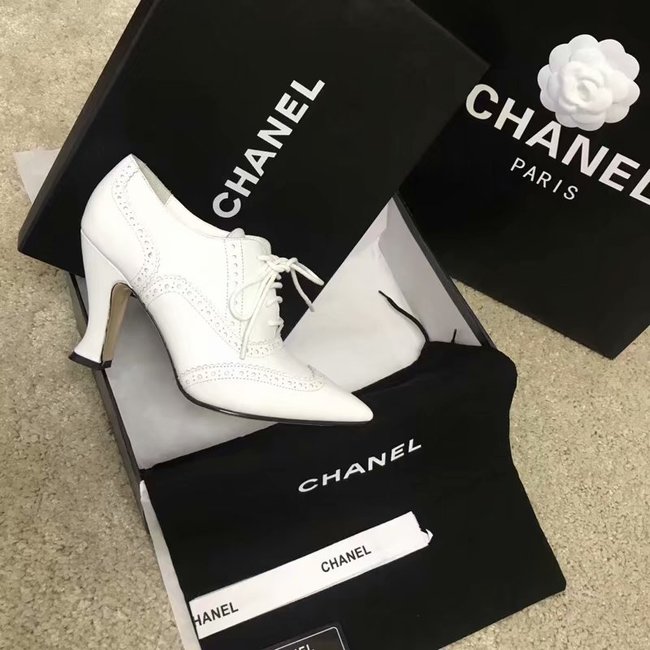 Chanel Lace-Ups Grosgrain CH2445LS white