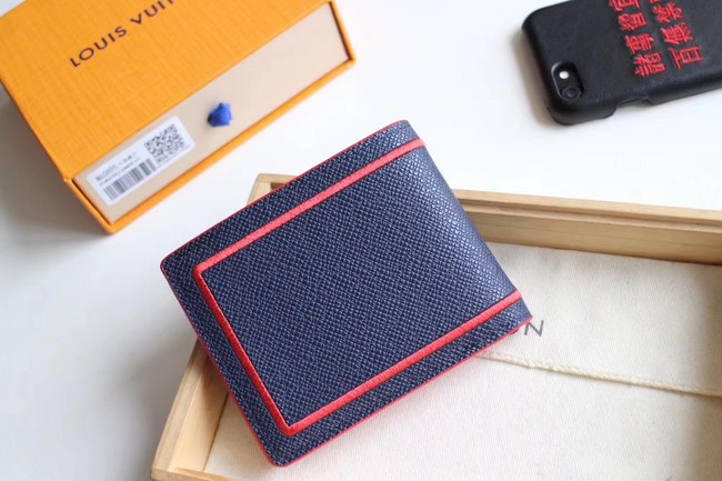 Louis Vuitton MULTIPLE WALLET M60895 blue