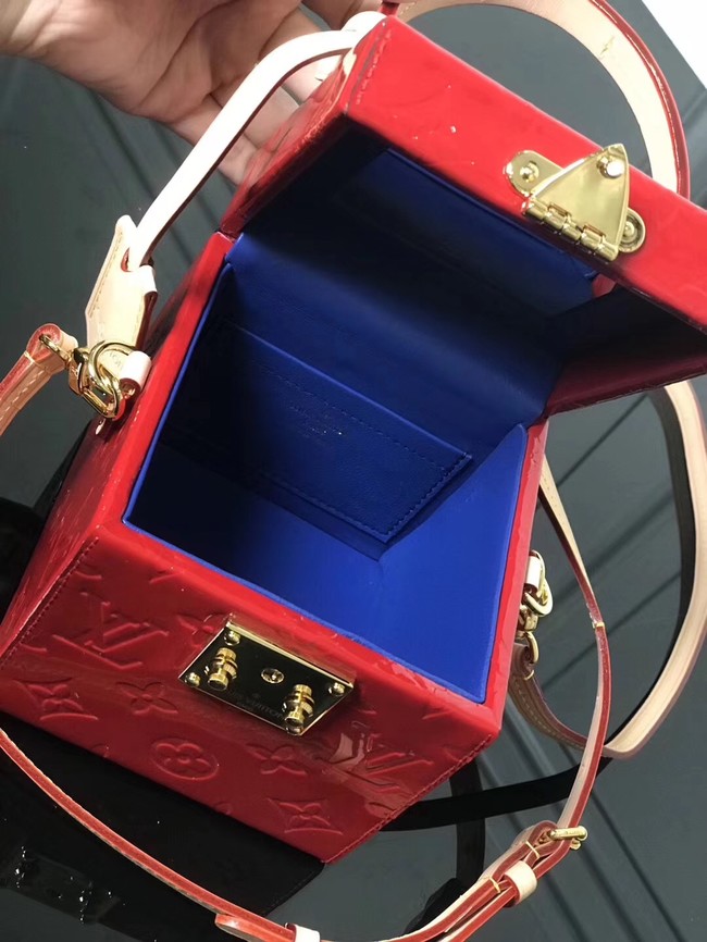 Louis Vuitton Monogram Vernis Original BLEECKER BOX M52464 red