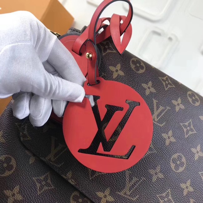 Louis vuitton original Monogram Canvas BEAUBOURG MM M43953 red