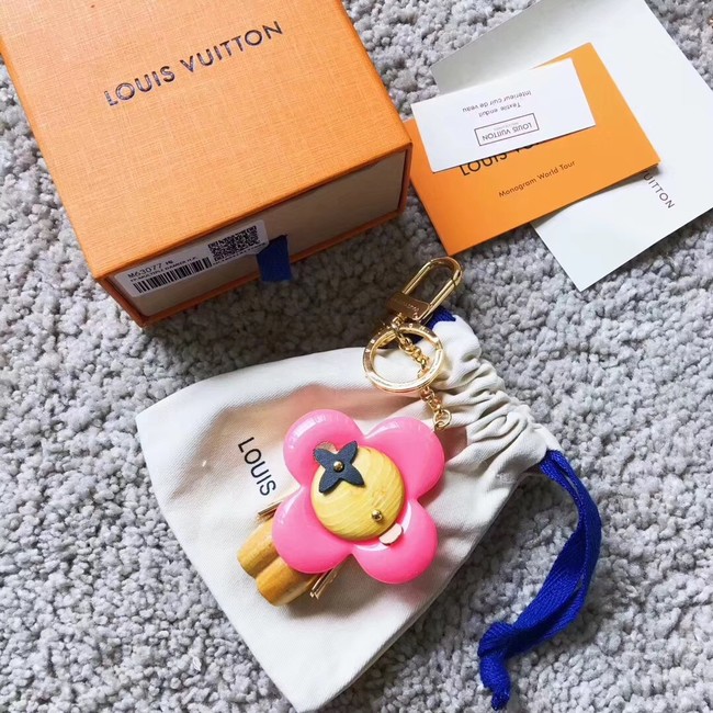 Louis vuitton VIVIENNE BAG CHARM AND KEY HOLDER M63077 pink