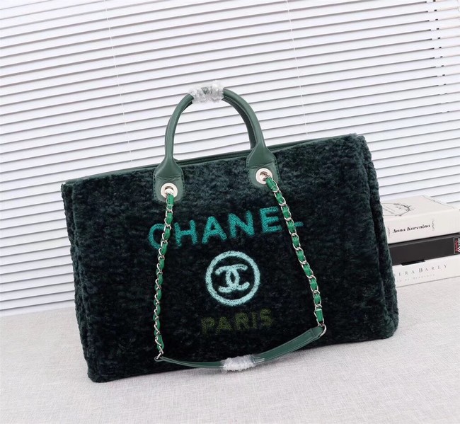 Chanel Maxi Shopping Bag A66942 green