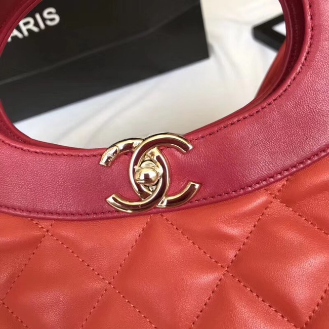 CHANEL 31 Large Shopping Bag A57977 Red